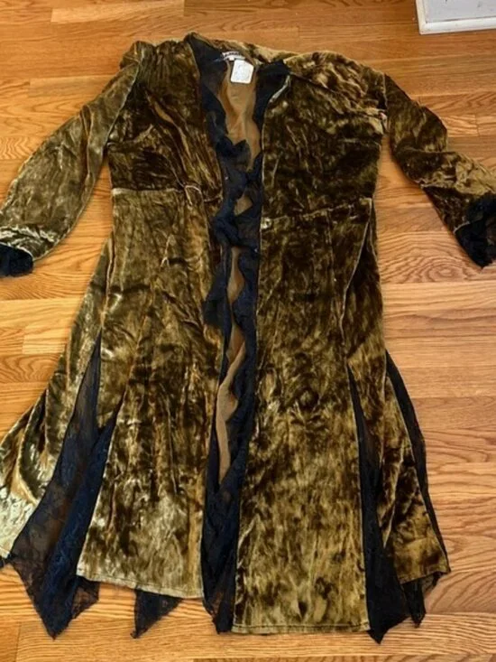 Free People Raveena Duster Golden Combo size Large NWT - Picture 6 of 14